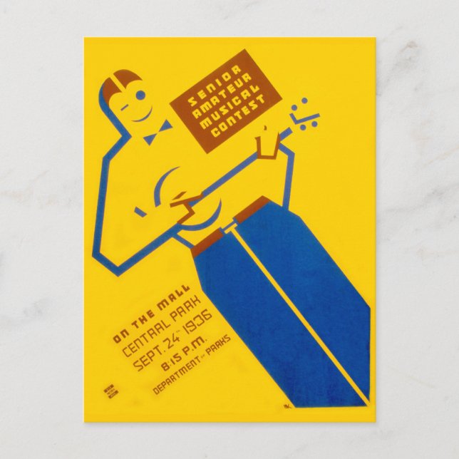 Postal Poster WPA (Anverso)