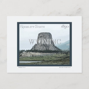 Postal Poster Wyoming