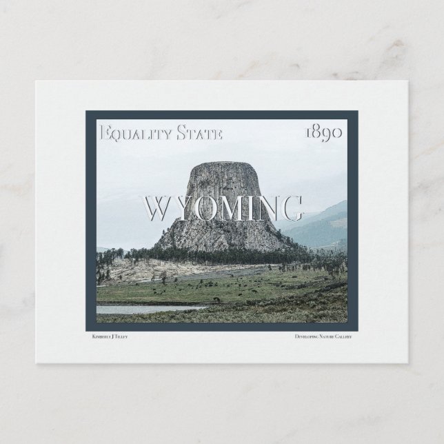 Postal Poster Wyoming (Anverso)