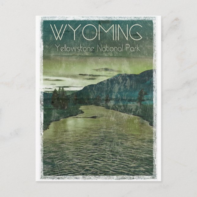 Postal Poster Yellowstone (Anverso)