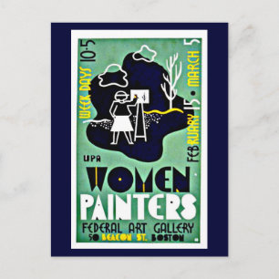 Postal Posters de postcard-Boston WPA-4