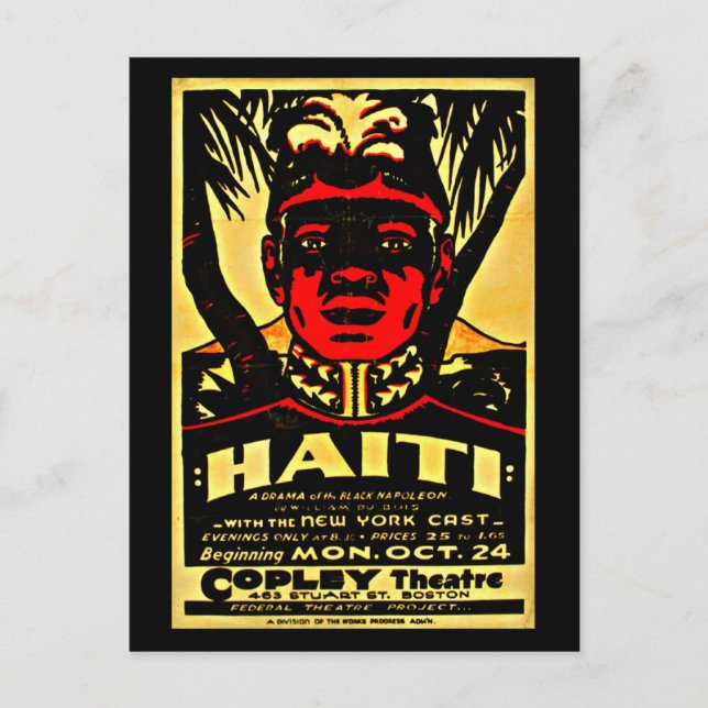 Postal Posters postcard-Boston WPA-1 (Anverso)