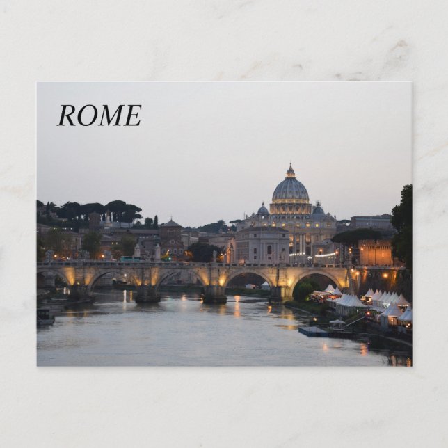 Postal Postgrado de Roma (Anverso)