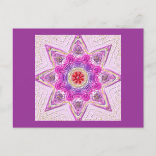 Postal Postkarte 02 "Estrella de Violeta"