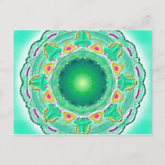 Postal Postkarte 12 "Explosión de la Naturaleza" (Anverso)