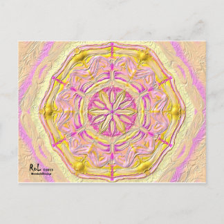 Postal Postkarte 19 "Violet Daisy"