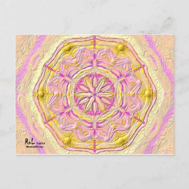 Postal Postkarte 19 "Violet Daisy" (Anverso)