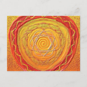 Postal Postkarte 27 "Goldene Spirale"