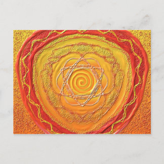 Postal Postkarte 27 "Goldene Spirale"