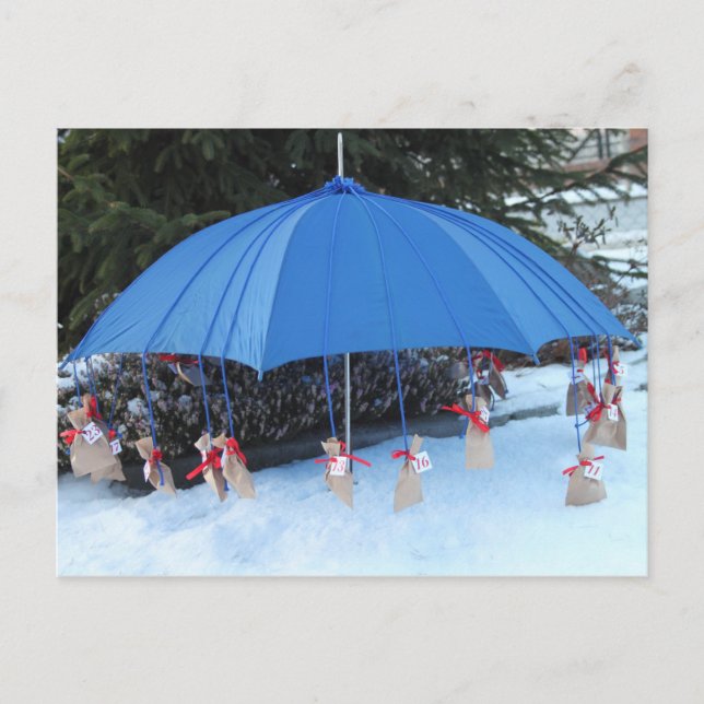 Postal Postkarte - Adventskalender (Anverso)