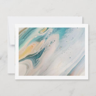 Postal Postkarte Boho Blue 4,25" x 5,6"