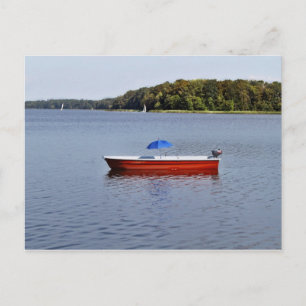 Postal Postkarte - Bootstour