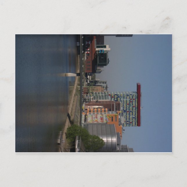 Postal Postkarte Duesseldorf Medienhafen (Anverso)