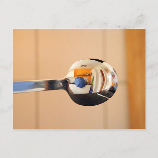 Postal Postkarte - Ein Teelöffel Schirm (Anverso)