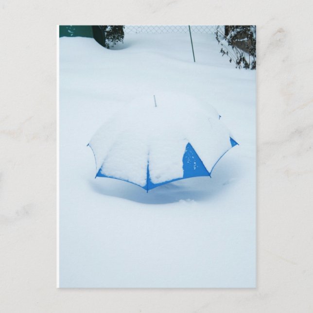 Postal Postkarte - Eingeschneit II (Anverso)