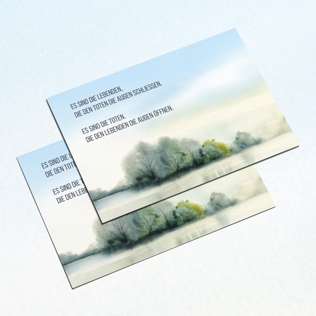 Postal Postkarte "Es sind die Lebenden ..." (Subido por el creador)