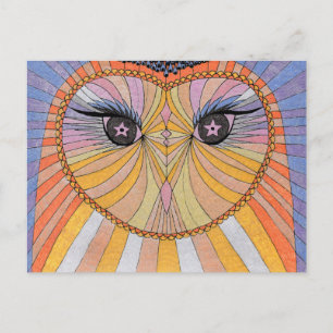 Postal Postkarte Eule