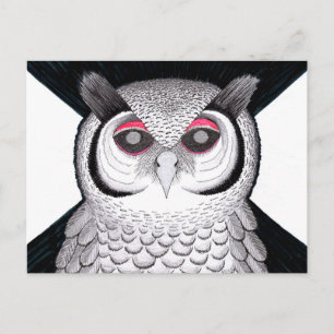Postal Postkarte Eule