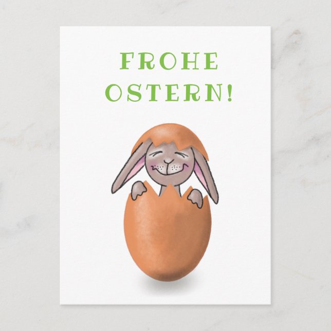 Postal Postkarte Frohe Ostern (Anverso)