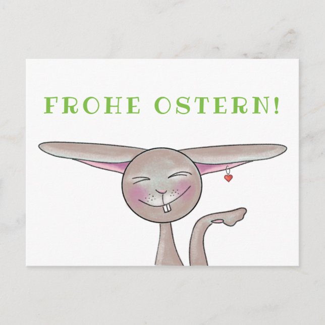 Postal Postkarte Frohe Ostern (Anverso)
