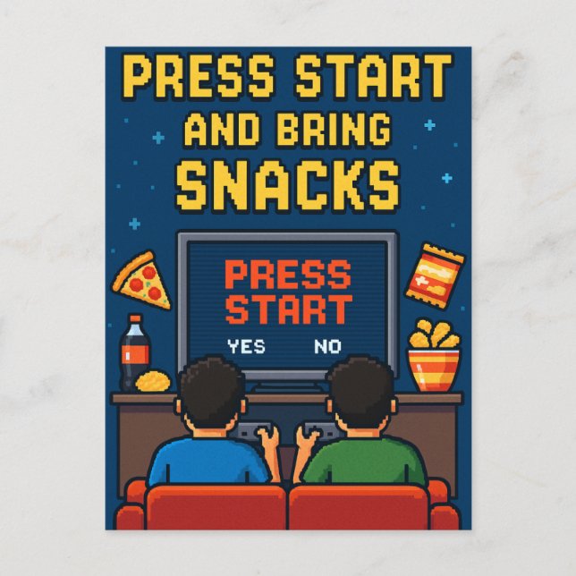 Postal Postkarte für Retro-Gamer-Freunde (Anverso)