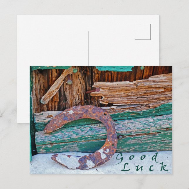 Postal Postkarte "Good Luck" (Anverso / Reverso)