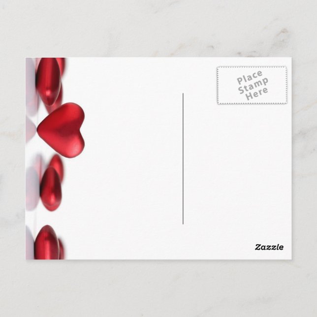 Postal Postkarte "HERZ" (Reverso)