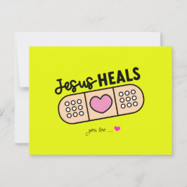 Postal Postkarte Jesus heilt auch heute - auch Dich