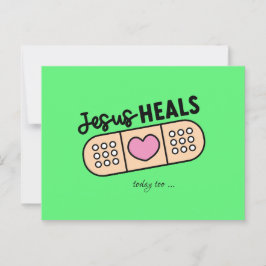 Postal Postkarte Jesus heilt auch heute - Jesus heals ...