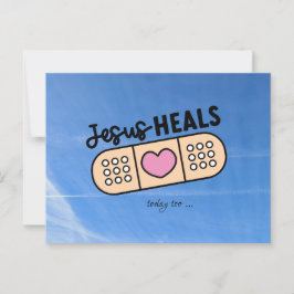Postal Postkarte Jesus heilt auch heute - Jesus heals ...