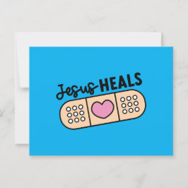 Postal Postkarte Jesus heilt - Jesus heals