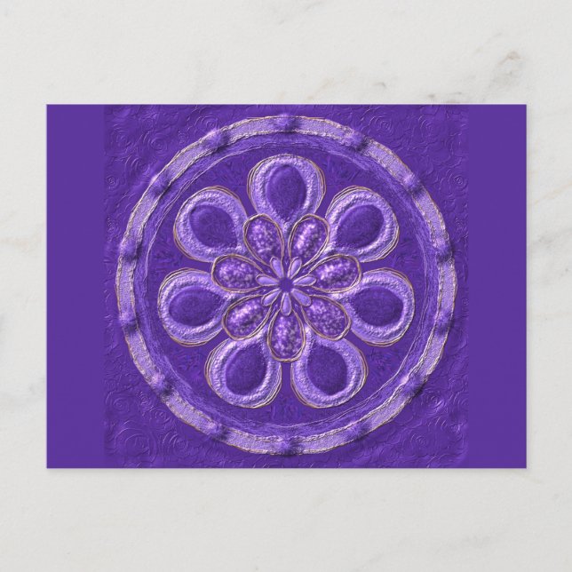 Postal Postkarte MagicMandala EE Raphael (Anverso)