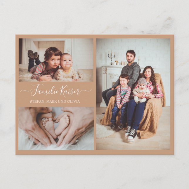 Postal Postkarte mit eigenen Bildern gestalten (Anverso)