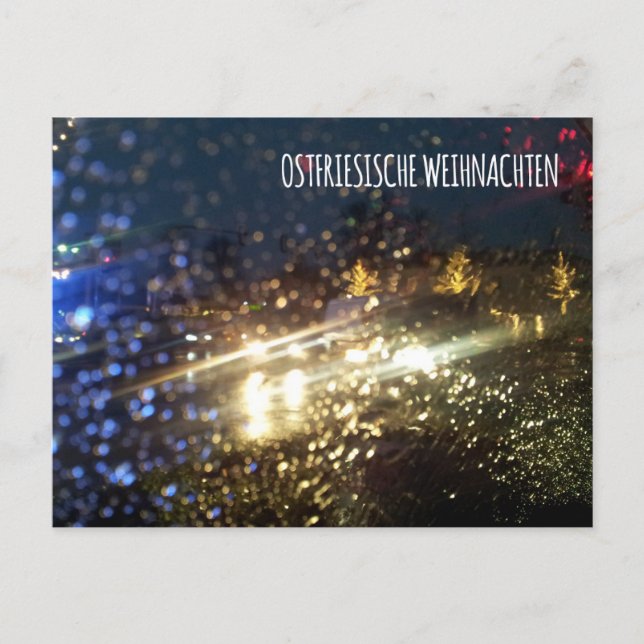Postal Postkarte „Ostfriesische Weihnachten“ (Anverso)