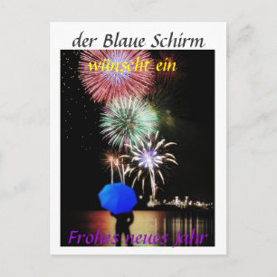 Postal Postkarte - Silvester