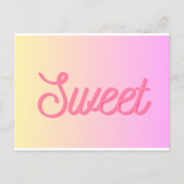 Postal Postkarte - "Sweet"