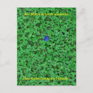 Postal Postkarte - Viel Glück