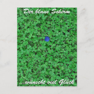 Postal Postkarte - Viel Glück
