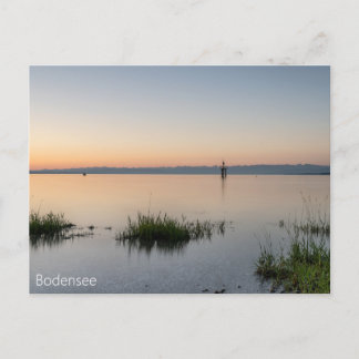 Postal Postkarte vom Bodensee mit Alpen