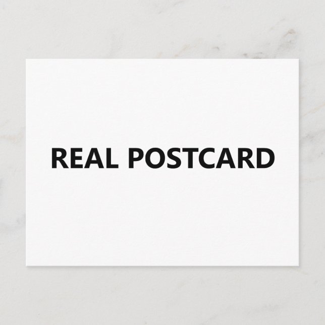 Postal postraumático genérica real posttarjeta (Anverso)