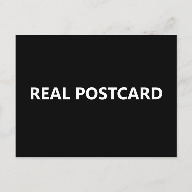 Postal postraumático genérica real posttarjeta (Anverso)