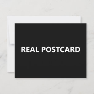 Postal postraumático genérica real posttarjeta