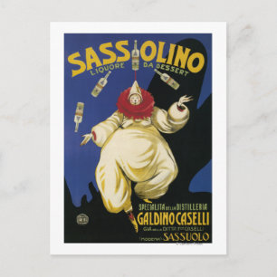 Postal Postre de Sassolino Liquore DA promocional