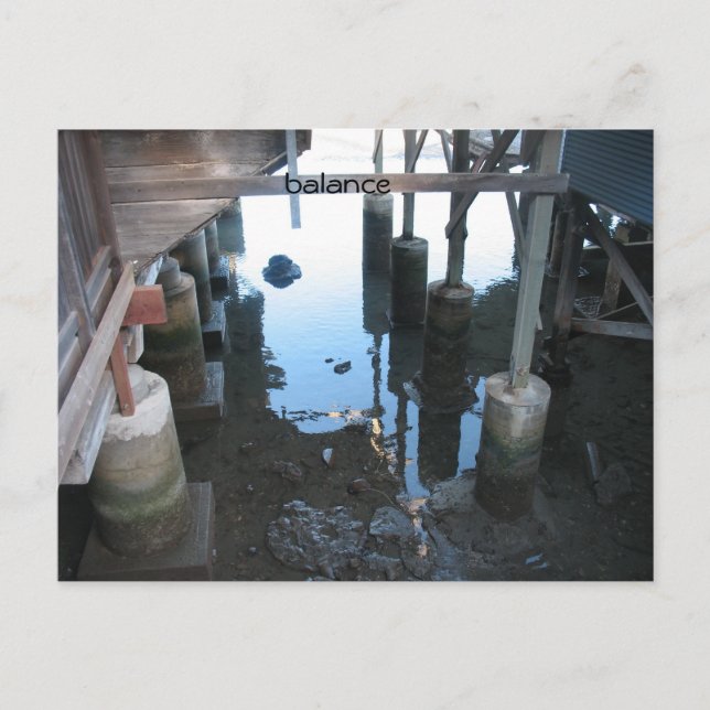 Postal posttarjeta de balance (Anverso)