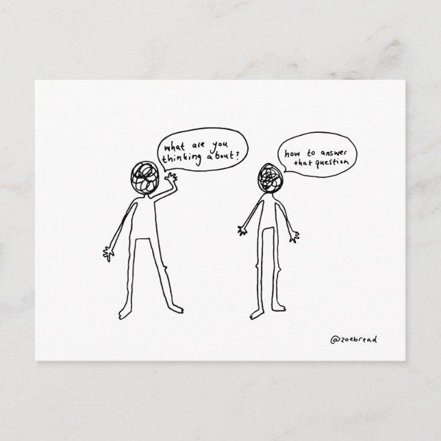 Postal posttarjeta de reflexión (Anverso)