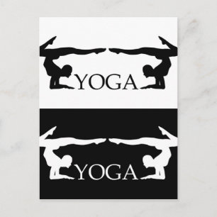Postal Postura de yoga - Nivel avanzado