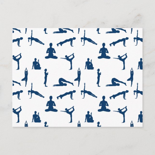 Postal Posturas de Yoga (Anverso)
