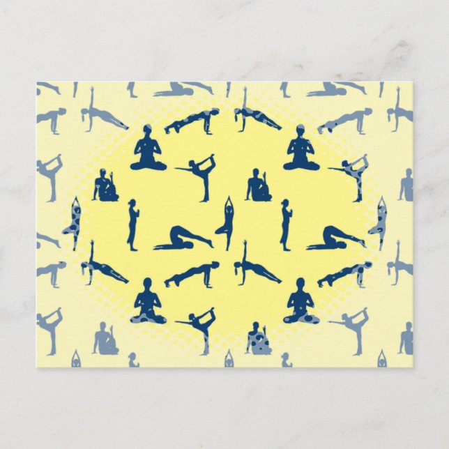 Postal Posturas de Yoga (Anverso)