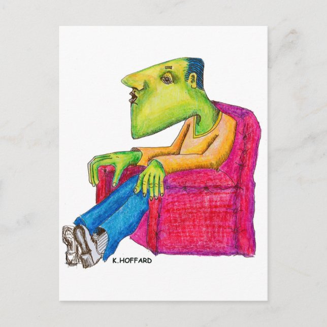 Postal Potato del sofá (Anverso)