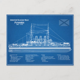 Postal Potemkin - Planes de trazado de los buques ABD